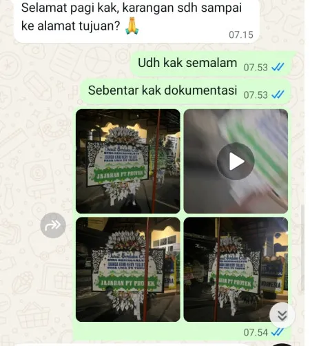 Pengiriman Papan Bunga Selamat Pinangsia