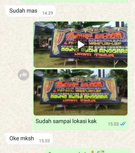 Pengiriman Papan Bunga Pinangsia