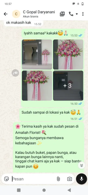 Pengiriman Karangan Bunga Pinangsia